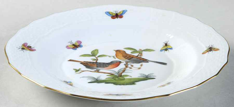 Rothschild Bird (RO) Dessert/Pie Plate by Herend-1