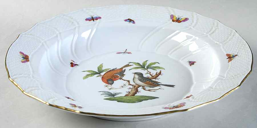Rothschild Bird (RO) 12" Chop Plate (Round Platter) by Herend-1