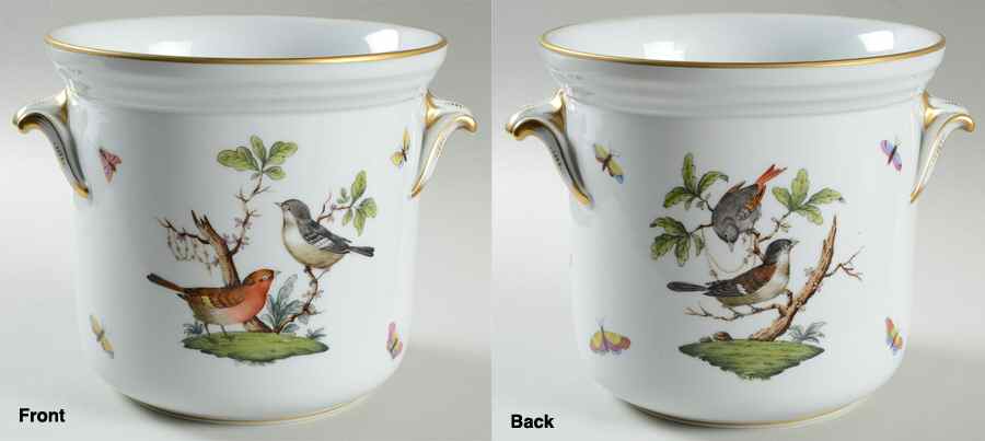 Rothschild Bird (RO) 7" Cachepot by Herend-1