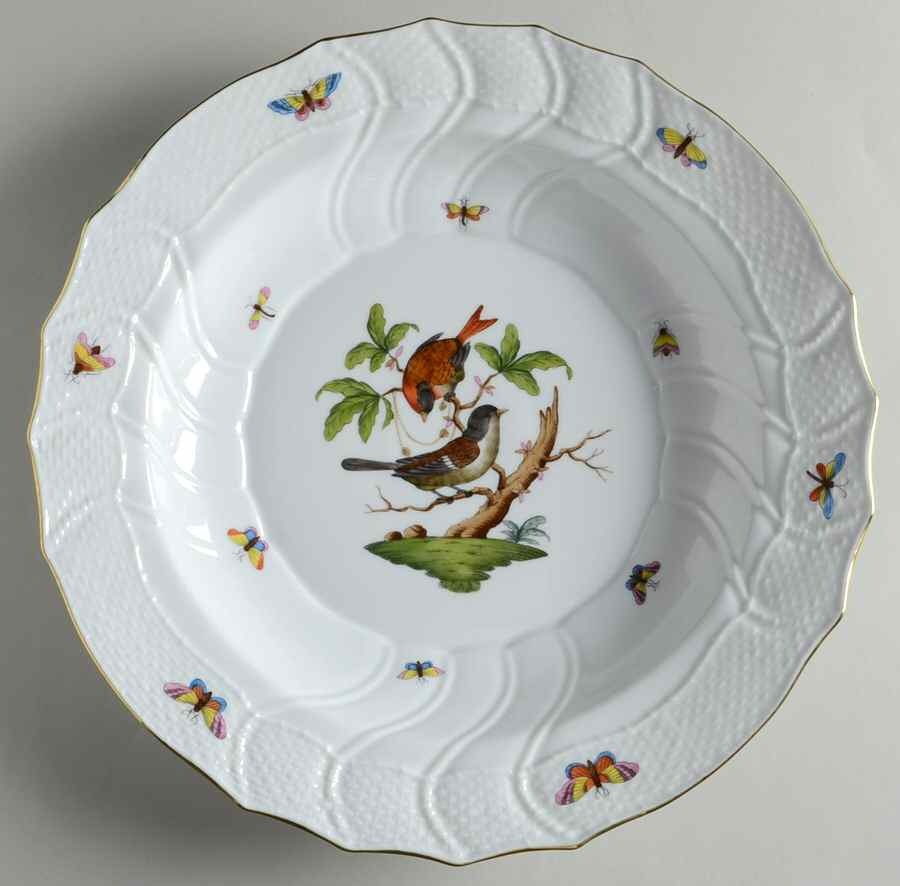 Rothschild Bird (RO) 12" Chop Plate (Round Platter) by Herend-1