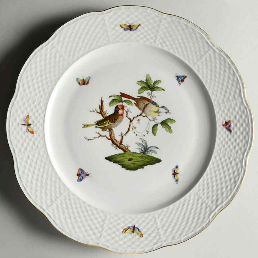 Rothschild Bird (RO) Service Plate (Charger) by Herend-1