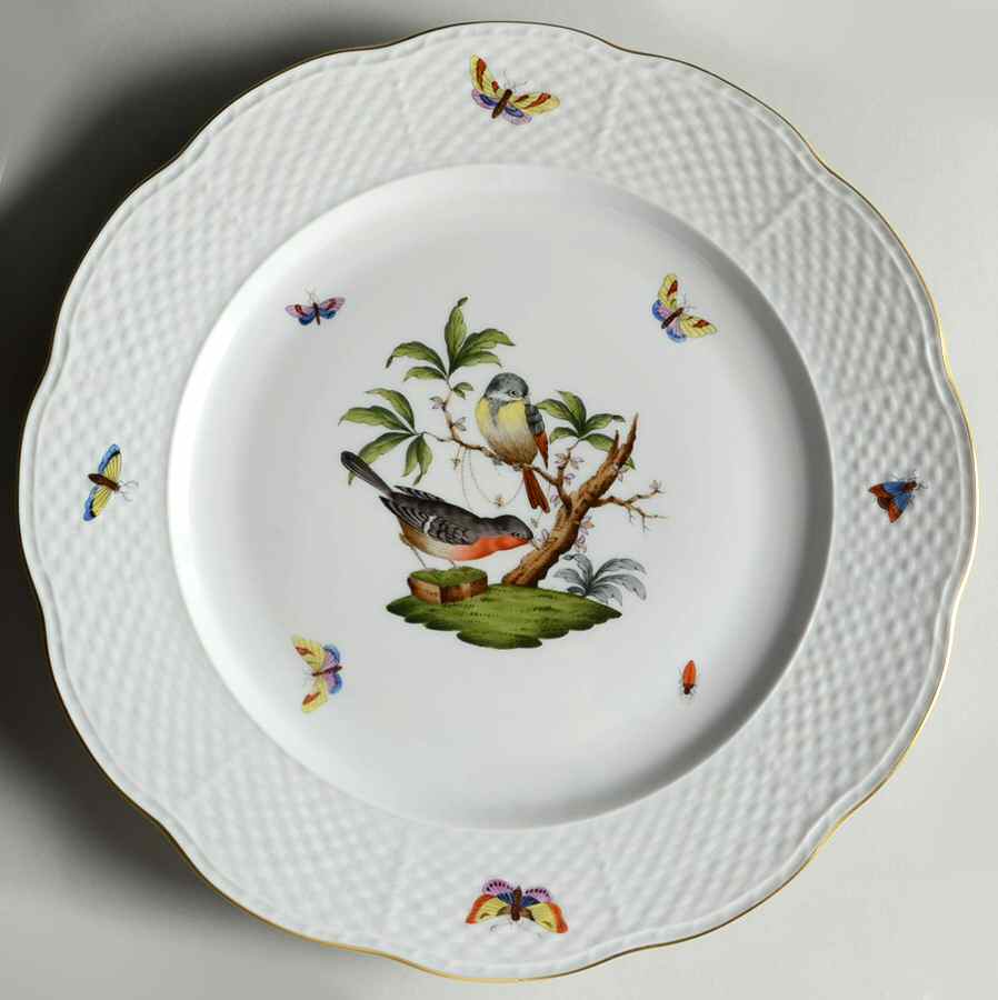 Rothschild Bird (RO) Service Plate (Charger) by Herend-1