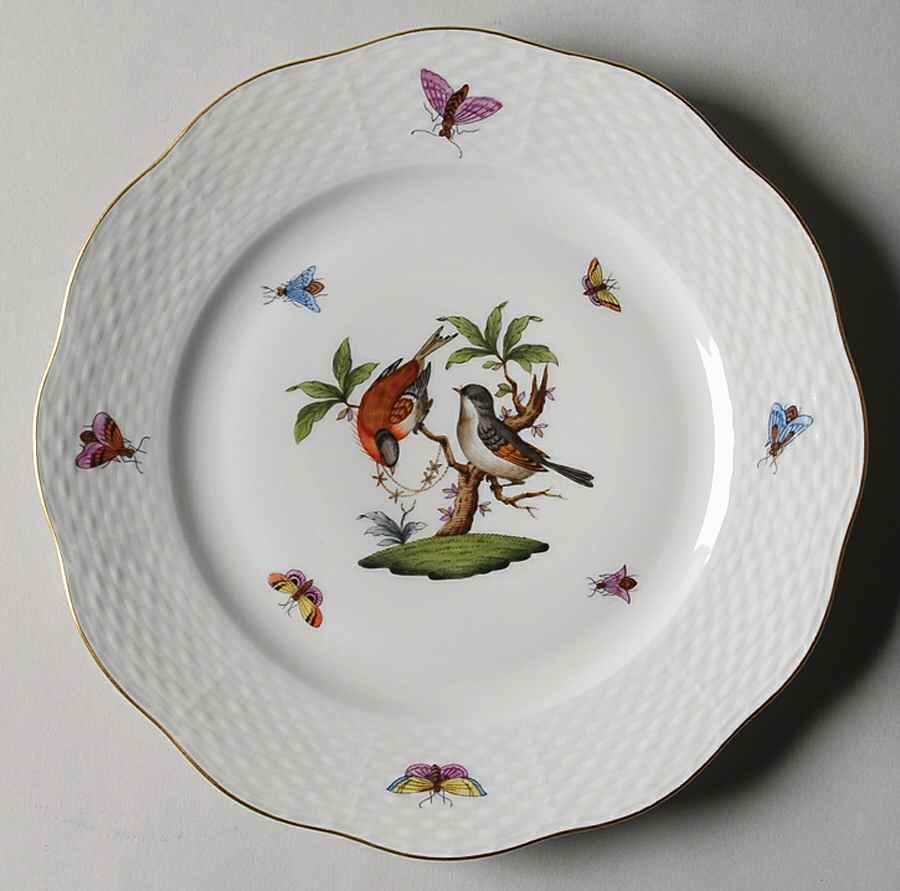 Rothschild Bird (RO) Salad Plate by Herend-1
