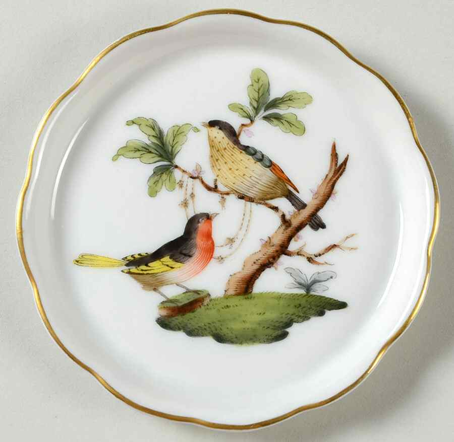 Rothschild Bird (RO) Coaster by Herend-1