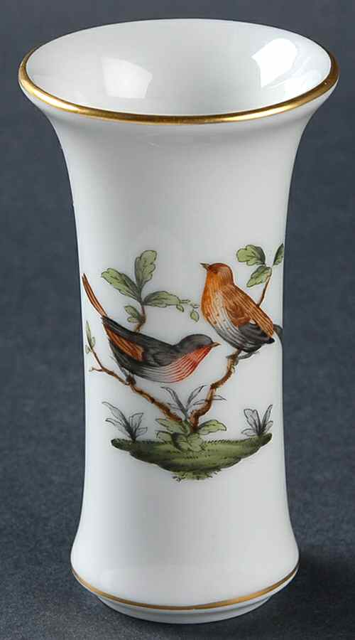 Rothschild Bird (RO) 3" Mini Bud Vase by Herend-1