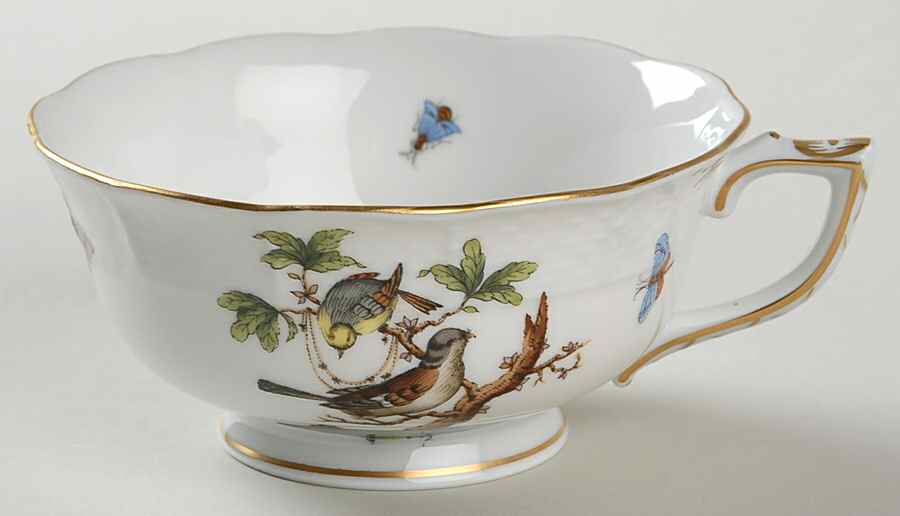 Rothschild Bird (RO) Footed Cup by Herend-1