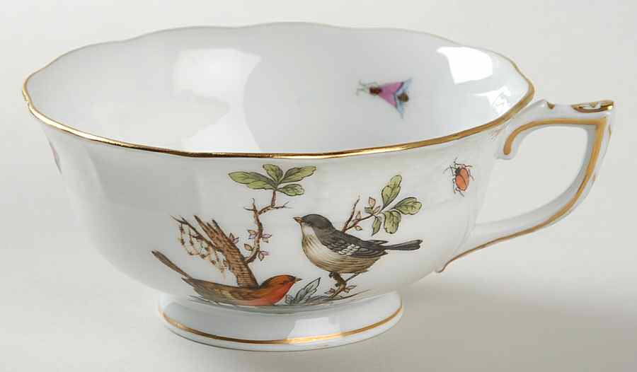Rothschild Bird (RO) Footed Cup by Herend-1