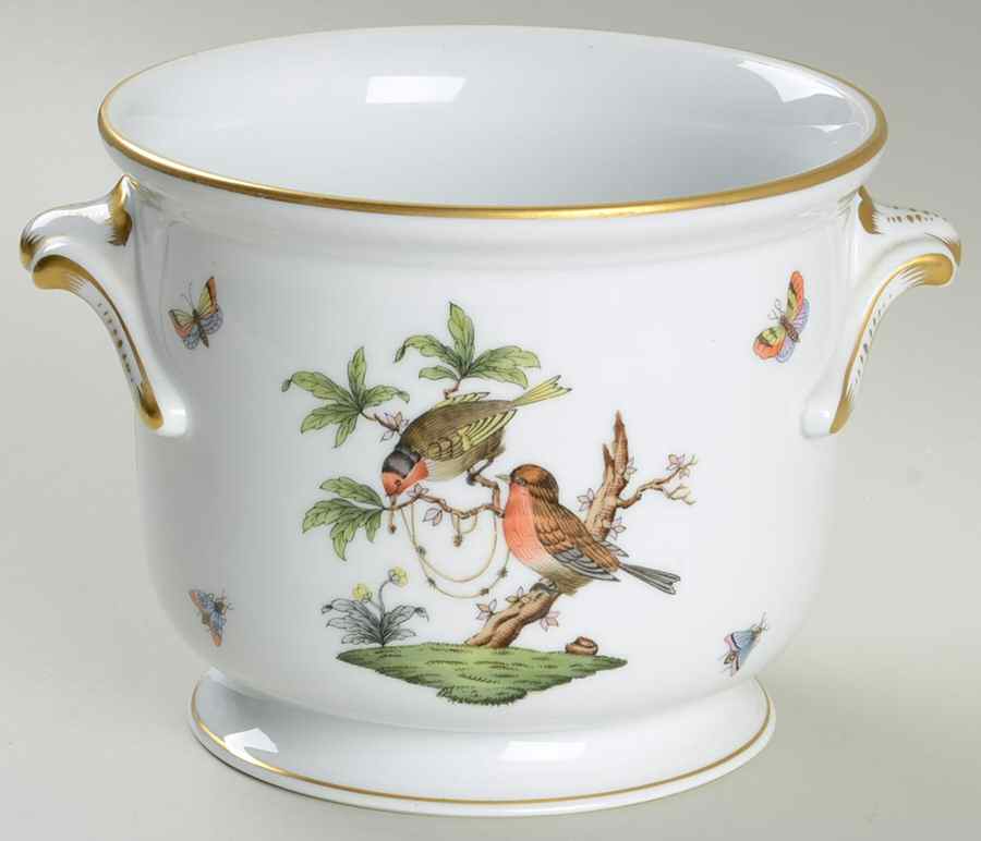 Rothschild Bird (RO) 5" Cachepot by Herend-1