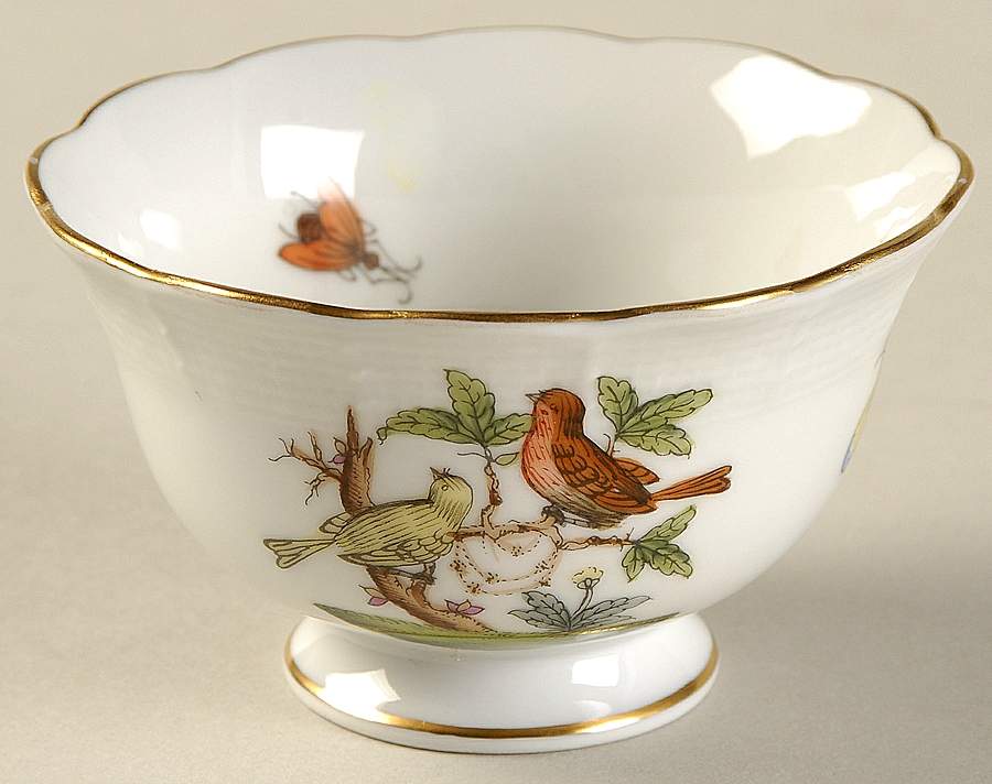 Rothschild Bird (RO) Individual Open Sugar Bowl by Herend-1