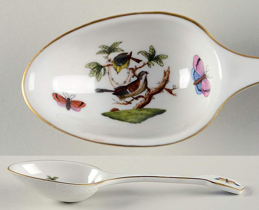 Rothschild Bird (RO) Tablespoon (Serving Spoon) by Herend-1