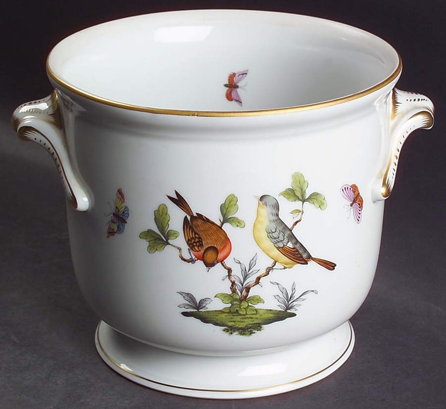 Rothschild Bird (RO) 5" Cachepot by Herend-1