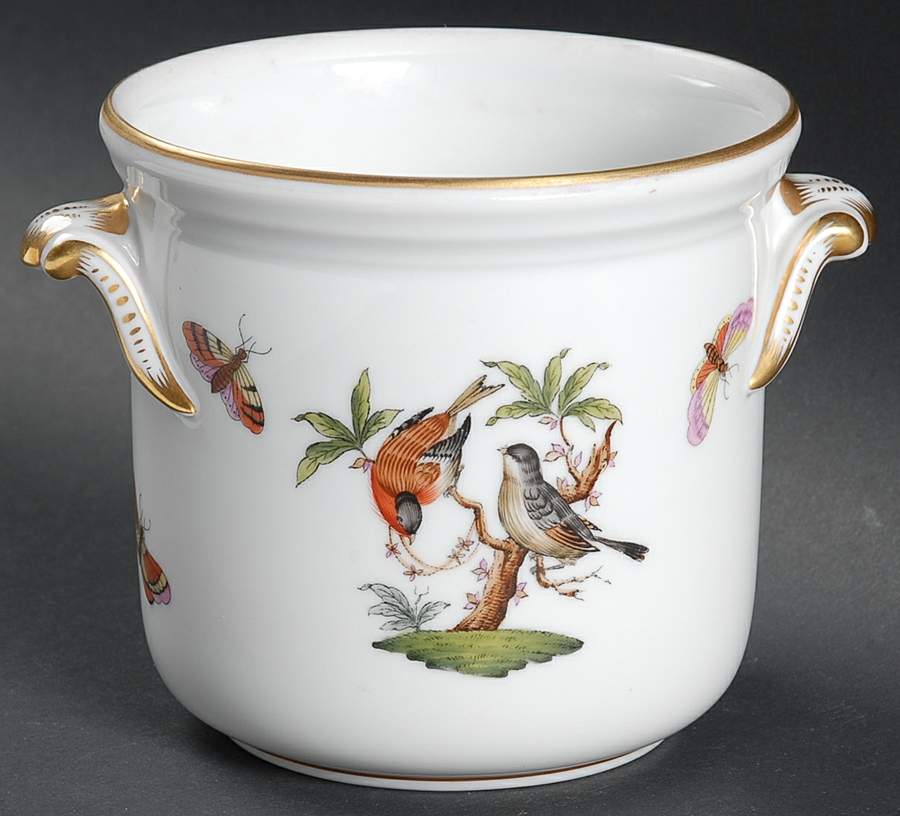 Rothschild Bird (RO) 4" Cachepot by Herend-1