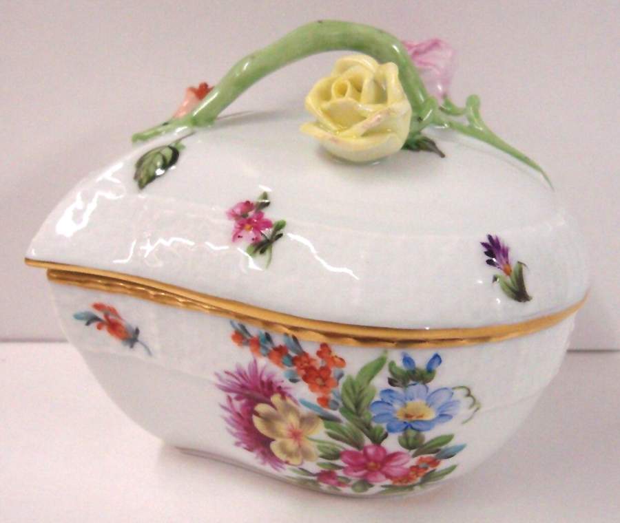 Saxonian Boquet (Bs) Large Household Box by Herend-1