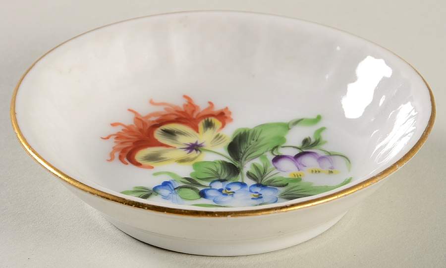 Saxonian Boquet (Bs) Butter Pat by Herend-1