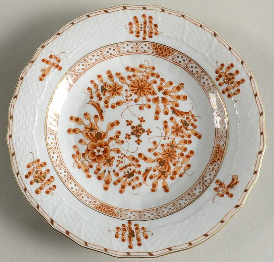 Waldstein Marron Dessert Luncheon Plate by Herend-1