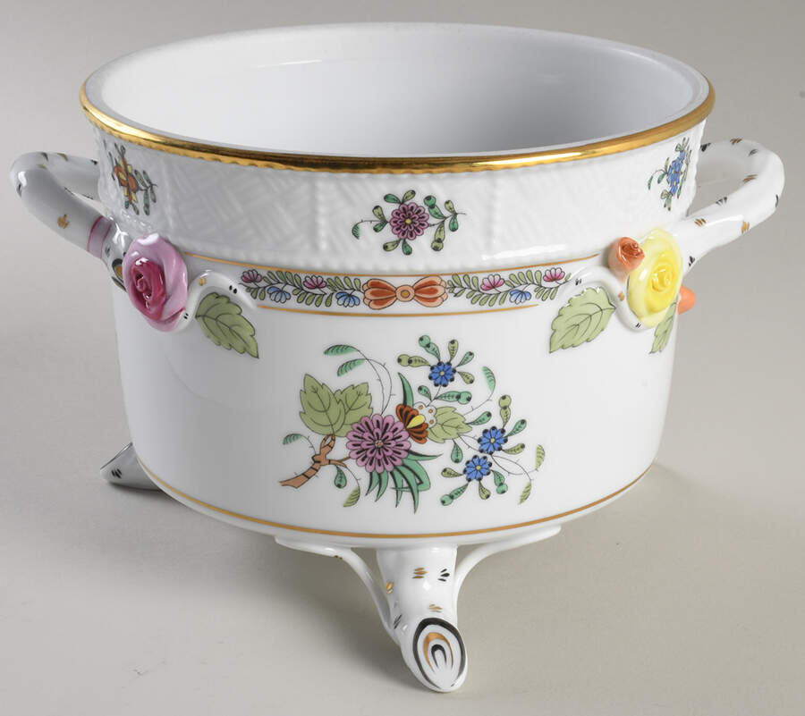 Windsor Garden (Fdm) Biscuit Box No Lid by Herend-1
