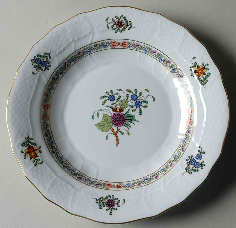Windsor Garden (Fdm) Dessert/Pie Plate by Herend-1