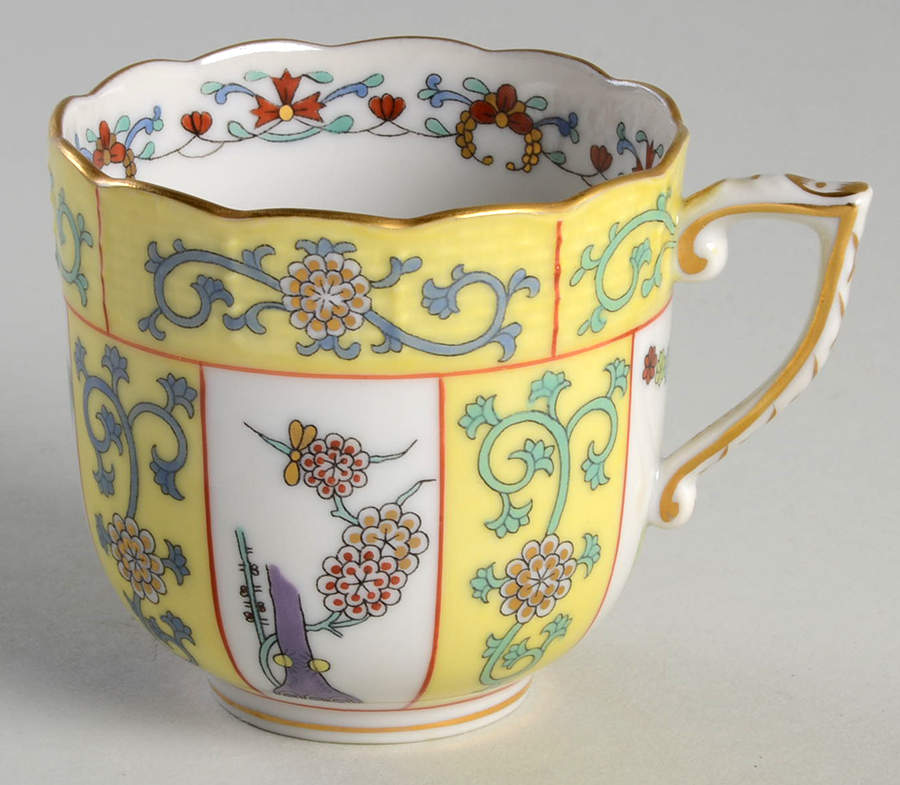 Yellow Dynasty (SJ) Mocha Cup by Herend-1