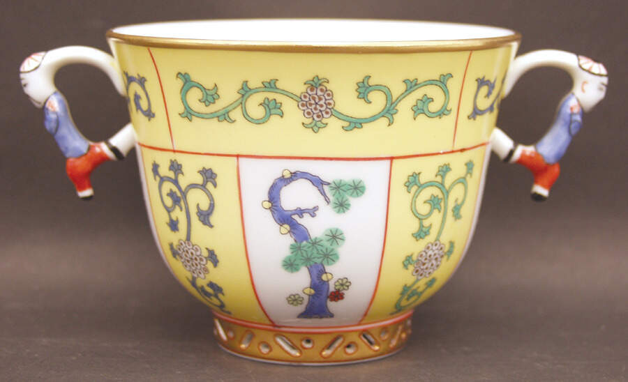 Yellow Dynasty (SJ) Sugar Bowl No Lid by Herend-1