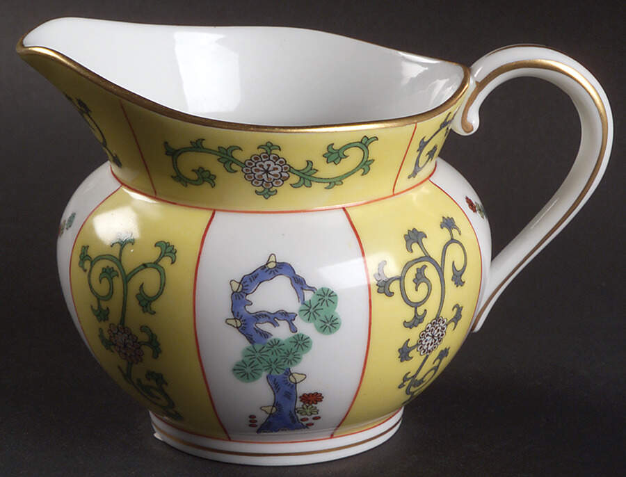Yellow Dynasty (SJ) Creamer by Herend-1