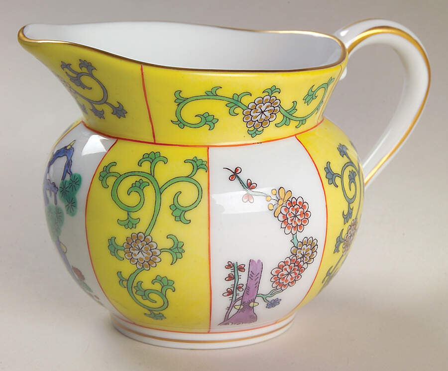 Yellow Dynasty (SJ) Creamer by Herend-1