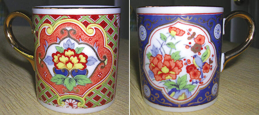 Imari Flat Cup by Heygill-1