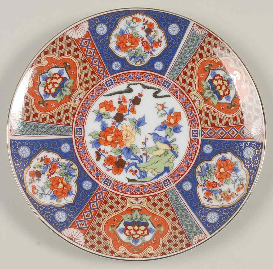 Imari Salad Plate by Heygill-1