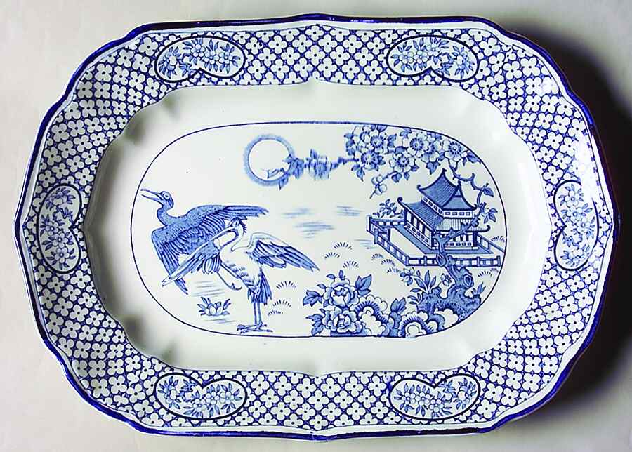 Orient 12" Oval Serving Platter by Hales, Hancock & Godwin-1