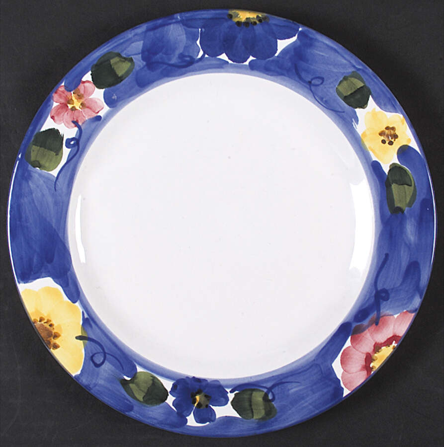 Indigo Dinner Plate by Himark-1
