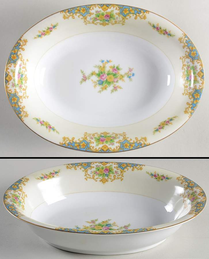 HIN7 10" Oval Vegetable Bowl by The Hinode-1