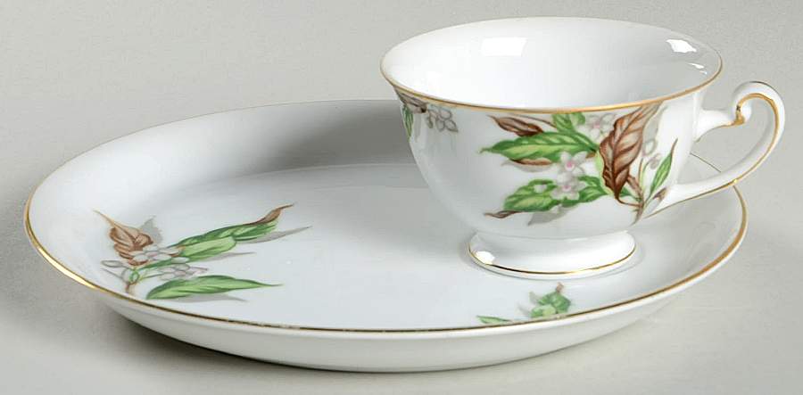 Delray Snack Plate & Cup Set by Hira China-1