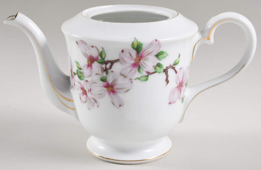 Dogwood Teapot No Lid by Hira China-1