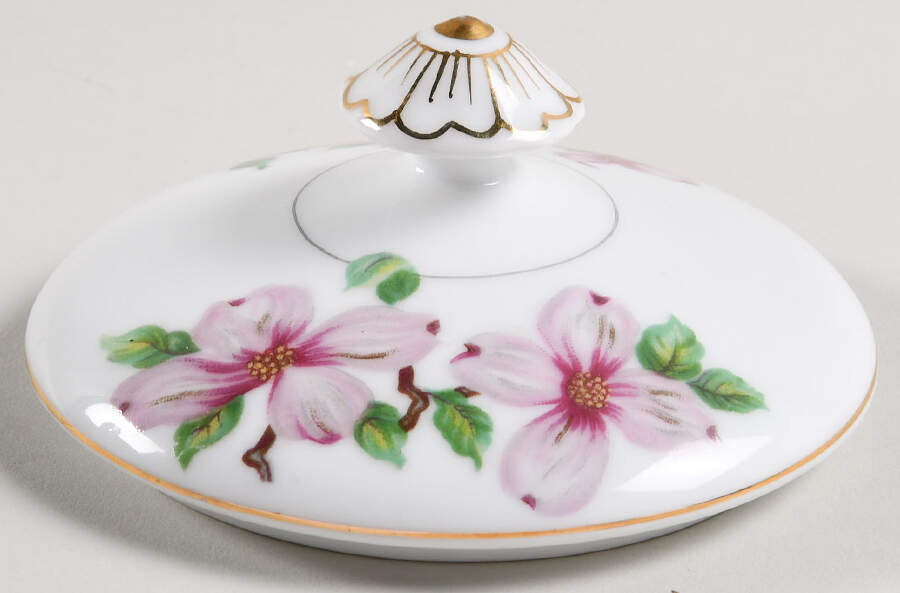 Dogwood Lid for Teapot by Hira China-1