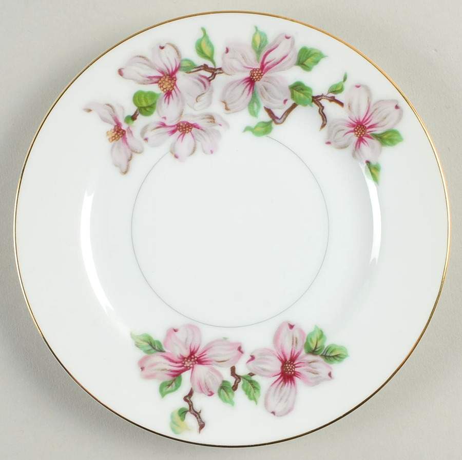 Dogwood Bread & Butter Plate by Hira China-1