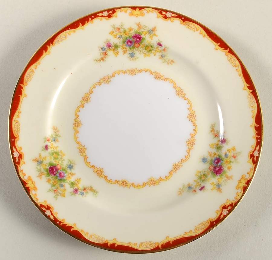 Forget Me Not Bread & Butter Plate by Hira China-1