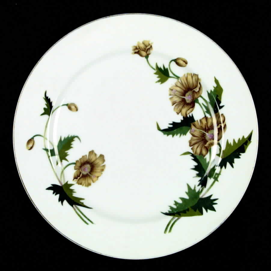 Golden Poppy Dinner Plate by Hira China-1