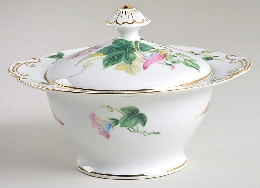 HIR11 Sugar Bowl & Lid by Hira China-1