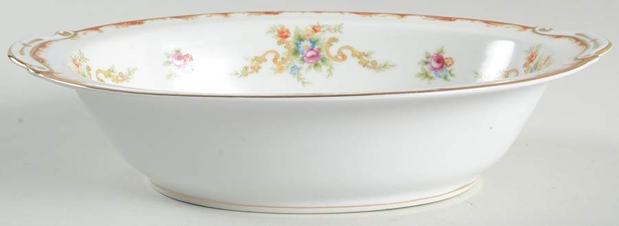 HIR14 10" Oval Vegetable Bowl by Hira China-1