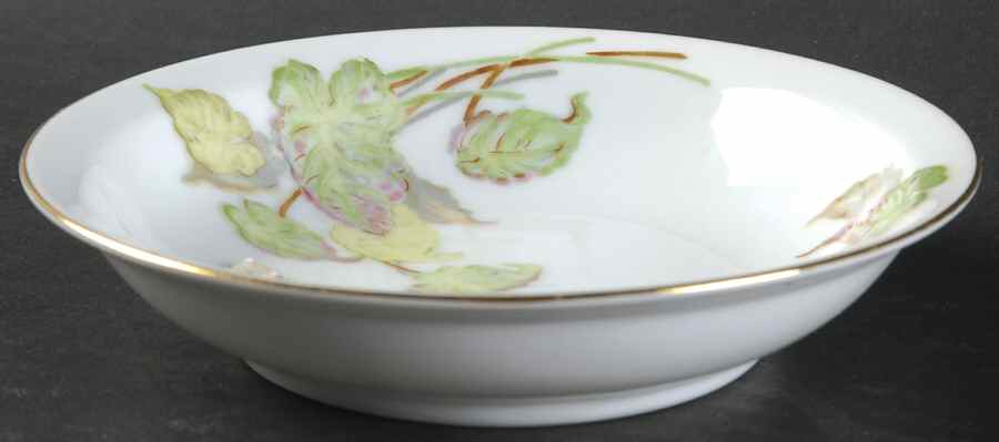 Ivy Court Rim Fruit/Dessert (Sauce) Bowl by Hira China-1