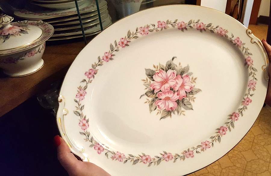 Lynnwood 14" Oval Serving Platter by Hira China-1