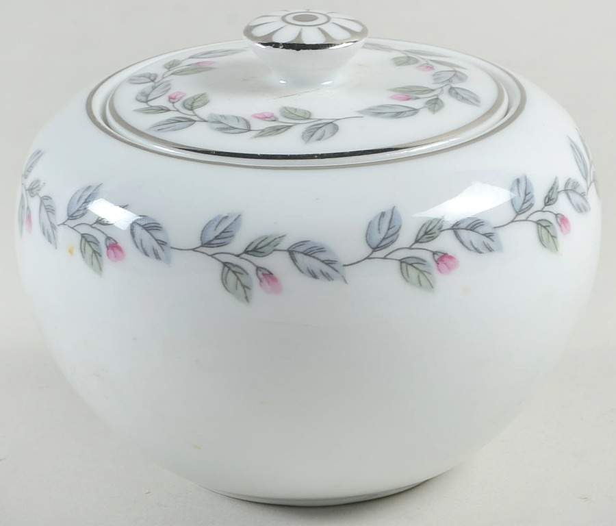 Olympia Sugar Bowl & Lid by Hira China-1