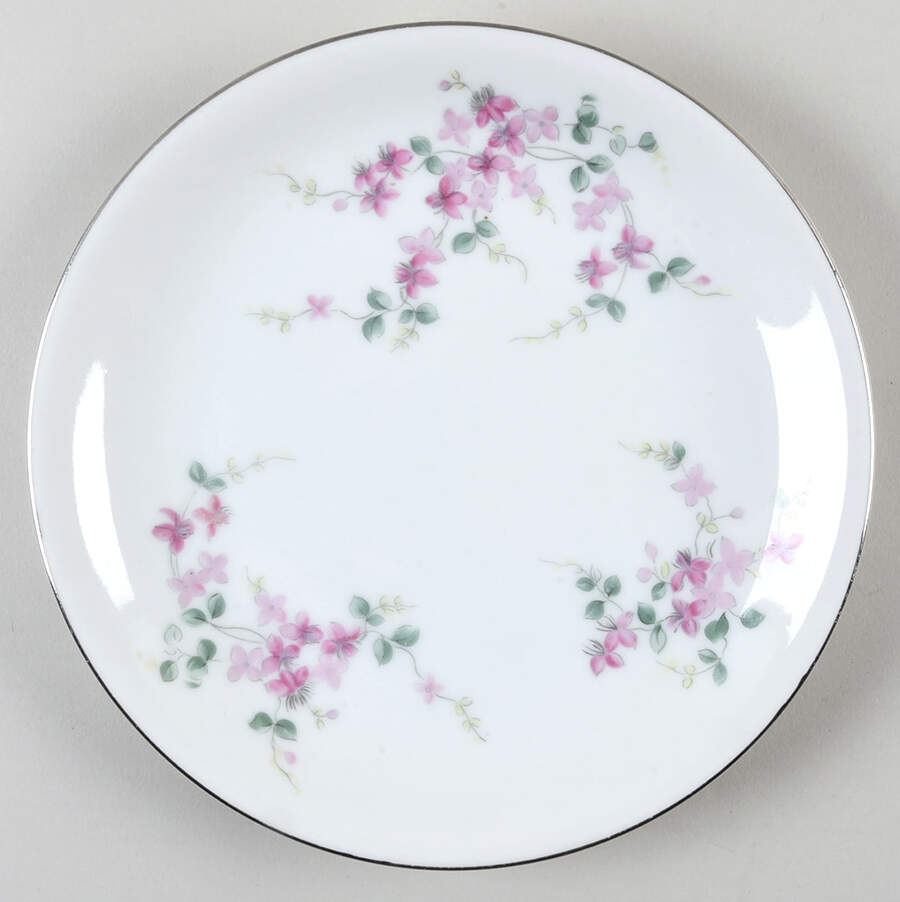 Pink Vine Salad Plate by Hira China-1