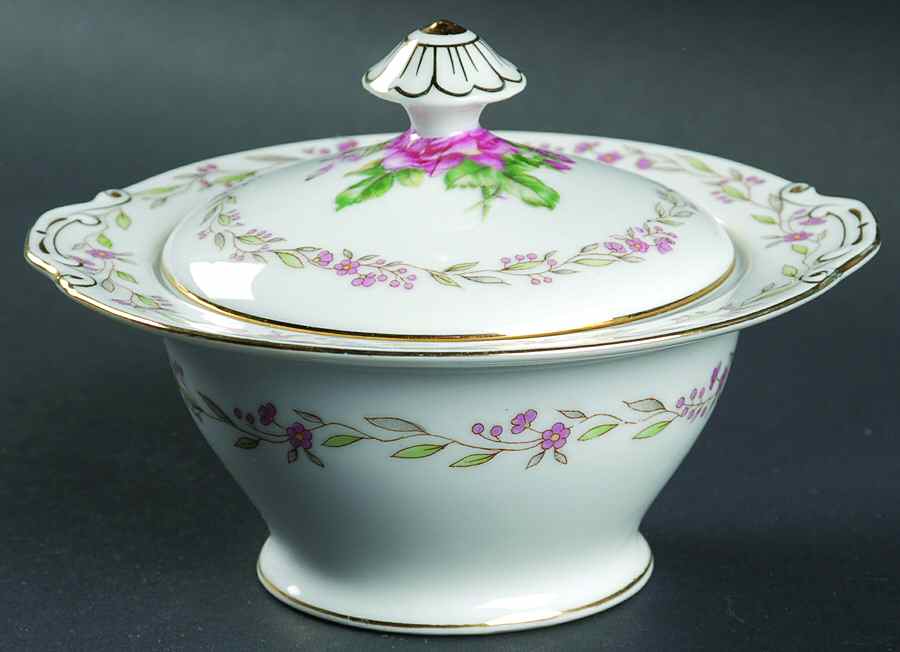 Ridgewood Sugar Bowl & Lid by Hira China-1