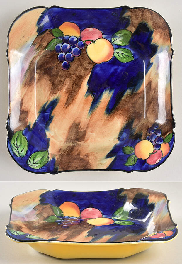 Autumn 8" Square Vegetable Bowl by Hollinshead & Kirkham-1