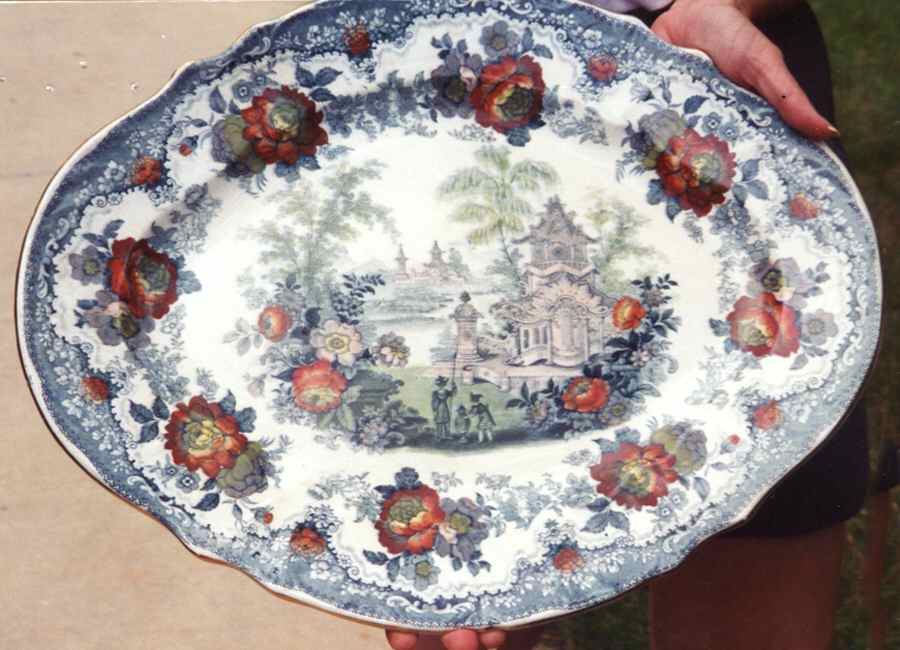 Tyrian 12" Oval Serving Platter by Hollinshead & Kirkham-1