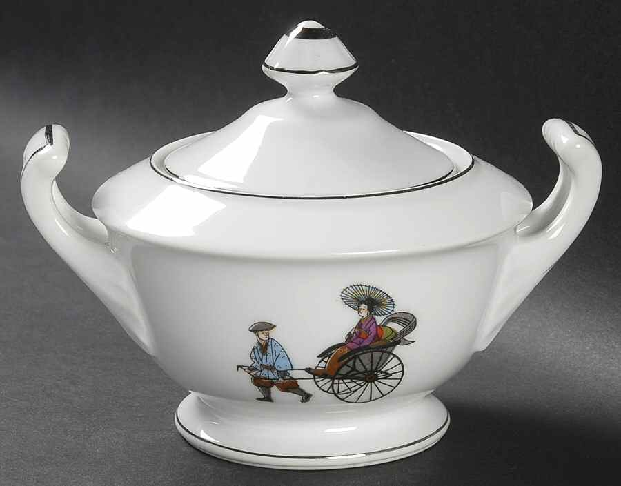 9501 Sugar Bowl & Lid by Hakusan-1