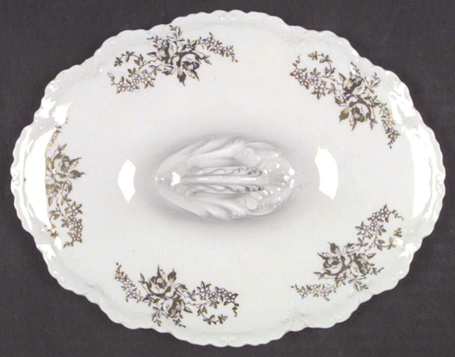 1107 Oval Covered Vegetable by Homer Laughlin -1