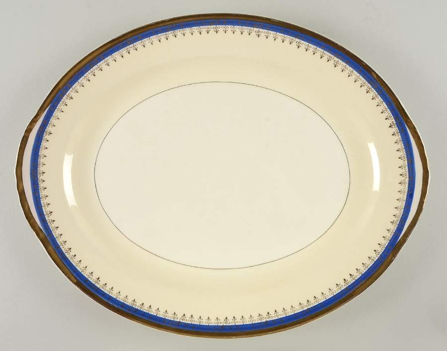Admiral 15" Oval Serving Platter by Homer Laughlin -1