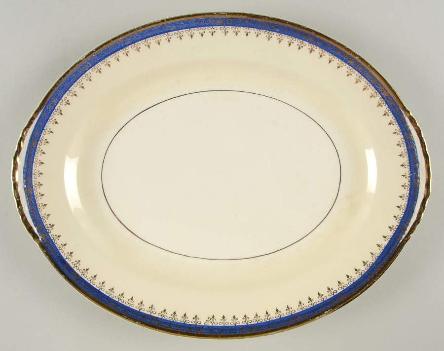 Admiral 11" Oval Serving Platter by Homer Laughlin -1