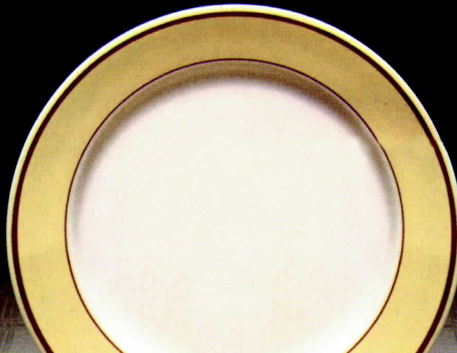 Almond Dinner Plate by Homer Laughlin -1